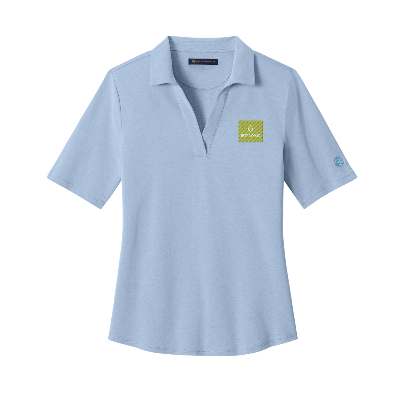 Brooks Brothers Women's Pinpoint Pique Polo - Envac — Newport Blue End On End