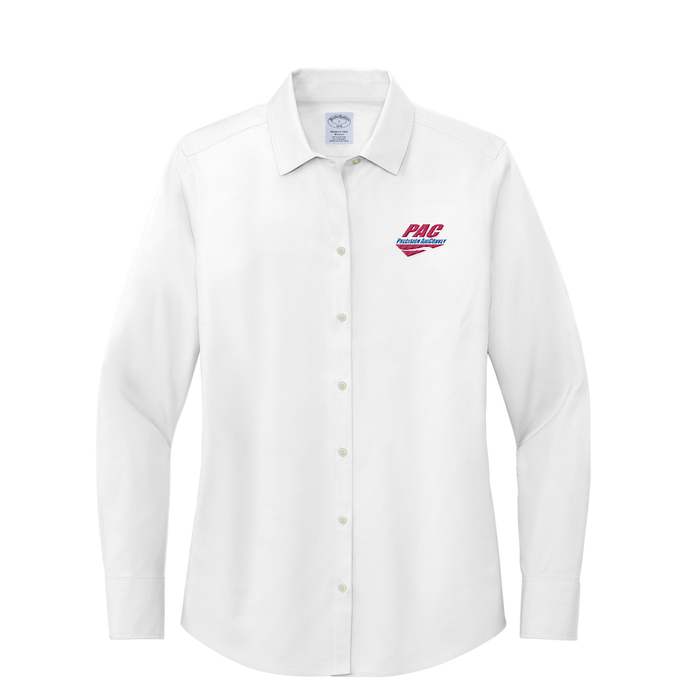 Brooks Brothers Women's Wrinkle-Free Stretch Pinpoint Shirt — White