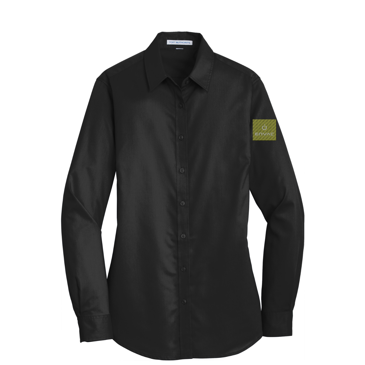 Port Authority Women's SuperPro Twill Shirt — Black
