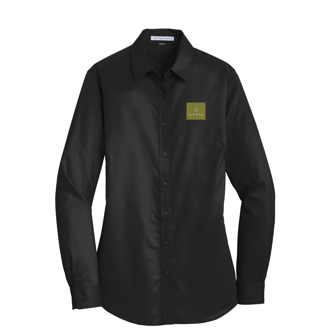 Port Authority Women's SuperPro Twill Shirt — Black