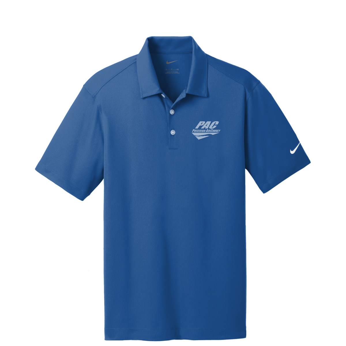 Nike Dri-FIT Vertical Mesh Polo - PAC — Gym Blue