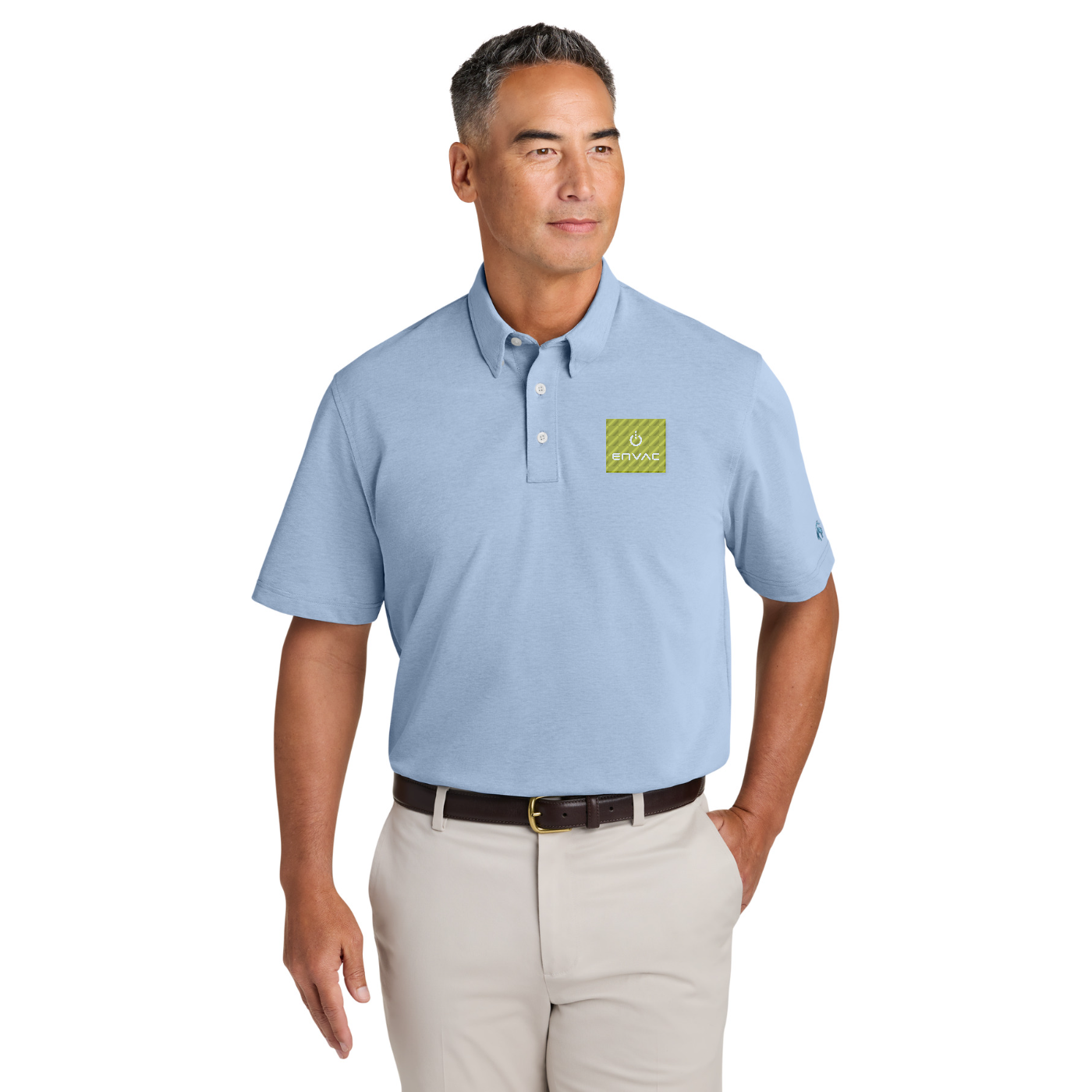 Brooks Brothers Pinpoint Pique Dress Polo - Envac — model