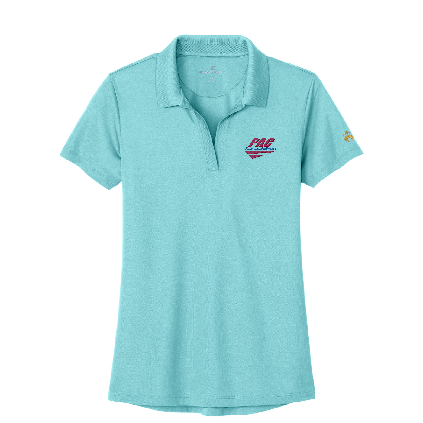 Brooks Brothers Women's Mesh Pique Performance Polo - PAC — Soft Mint