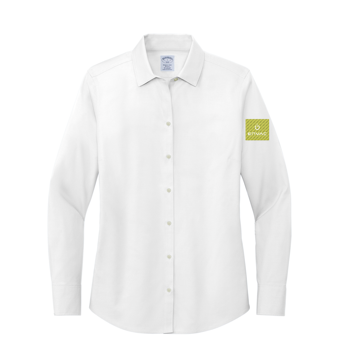 Brooks Brothers Women's Wrinkle-Free Stretch Pinpoint Shirt — White