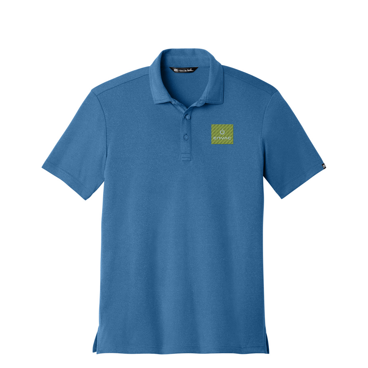 TravisMathew Coto Performance Polo - Envac — Brilliant Blue Heather