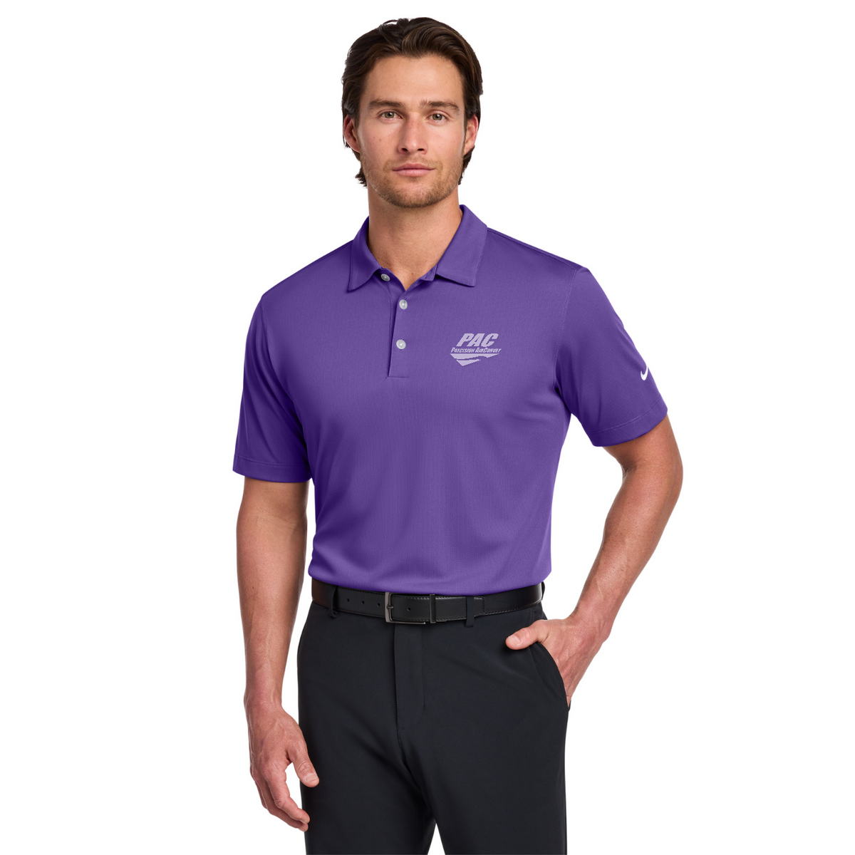 Nike Dri-FIT Vertical Mesh Polo - PAC — model