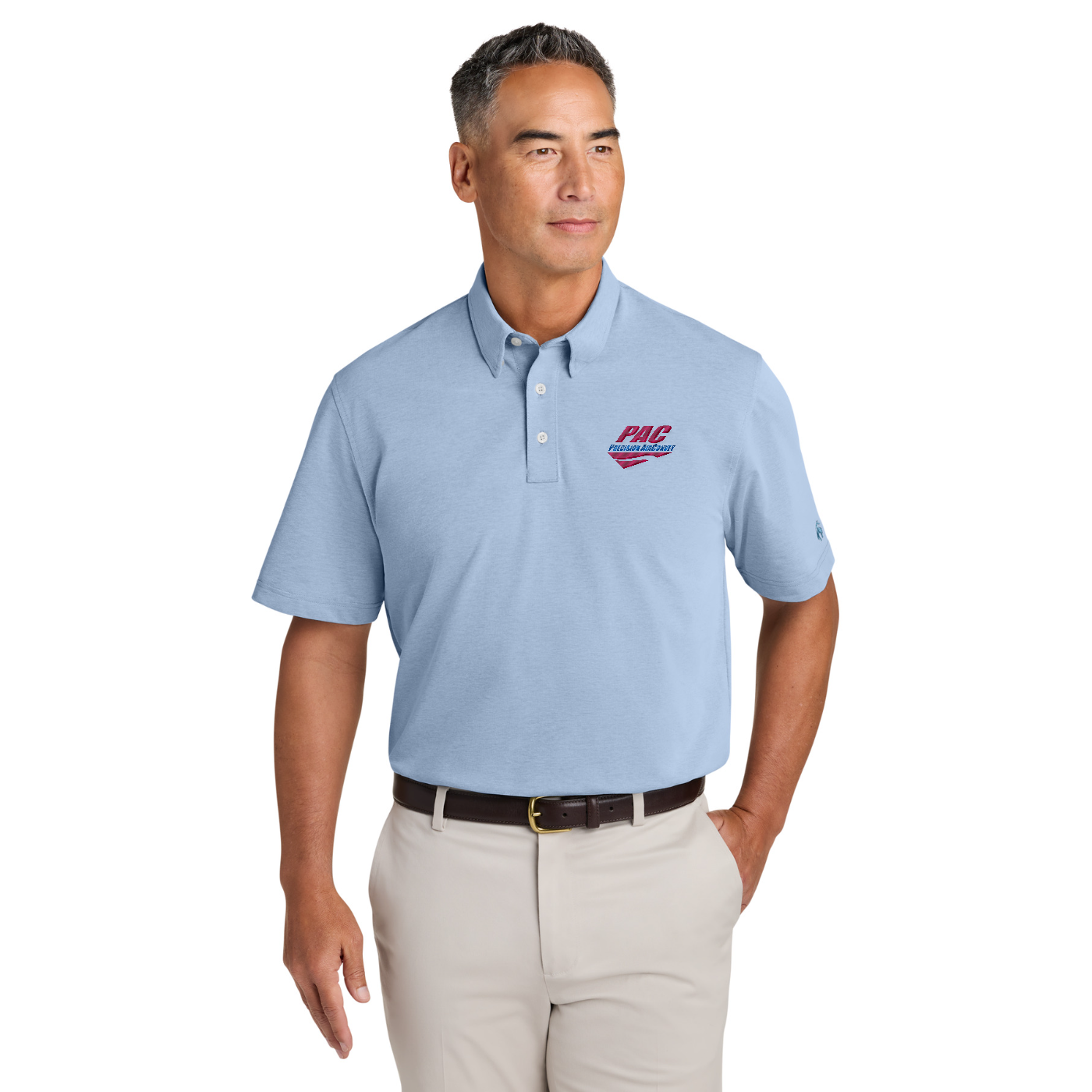 Brooks Brothers Pinpoint Pique Dress Polo - PAC — model