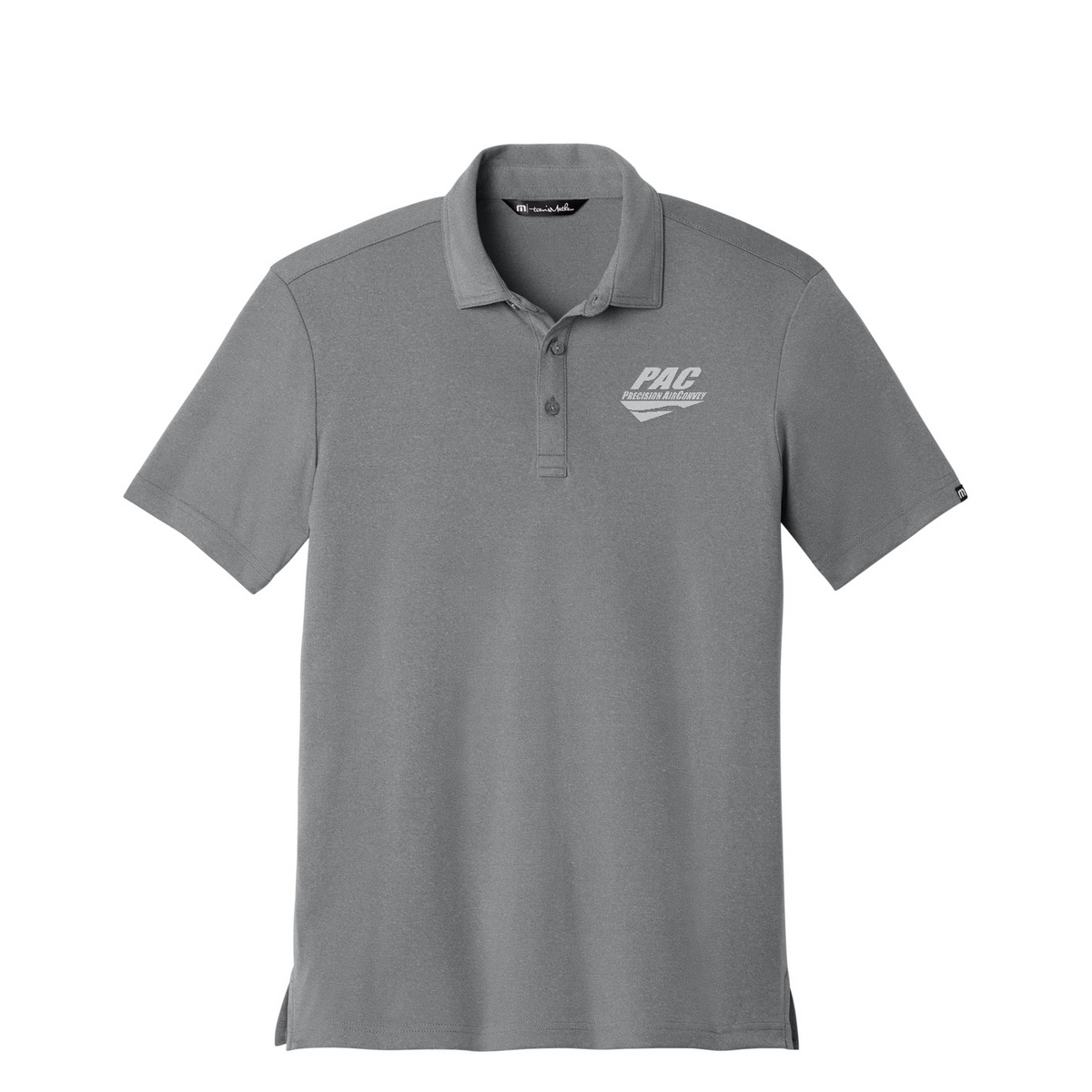TravisMathew Coto Performance Polo - PAC — Quiet Shade Grey Heather