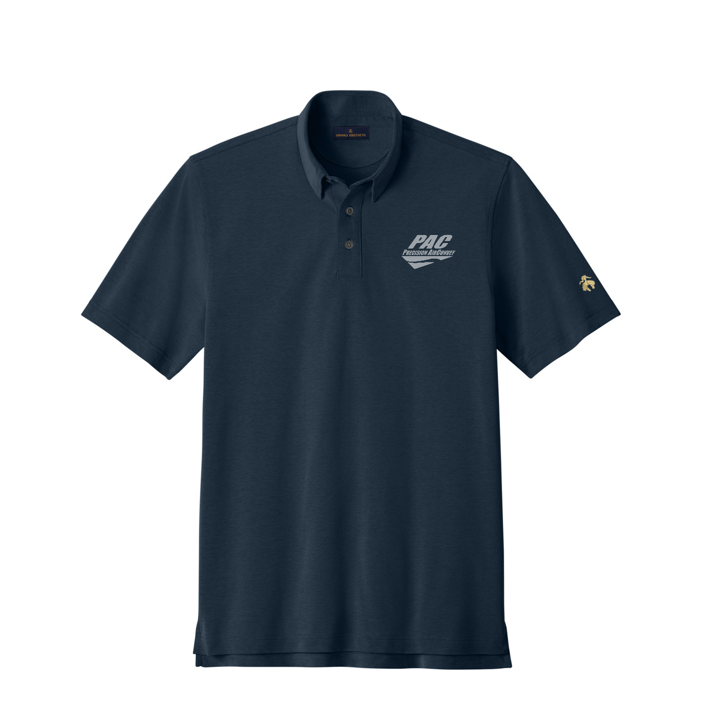 Brooks Brothers Pinpoint Pique Dress Polo - PAC — Navy Blazer