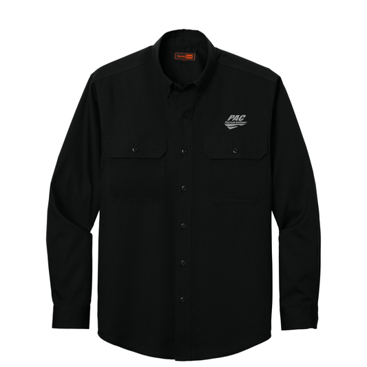 CornerStone Long Sleeve Select Ripstop Shirt — Black