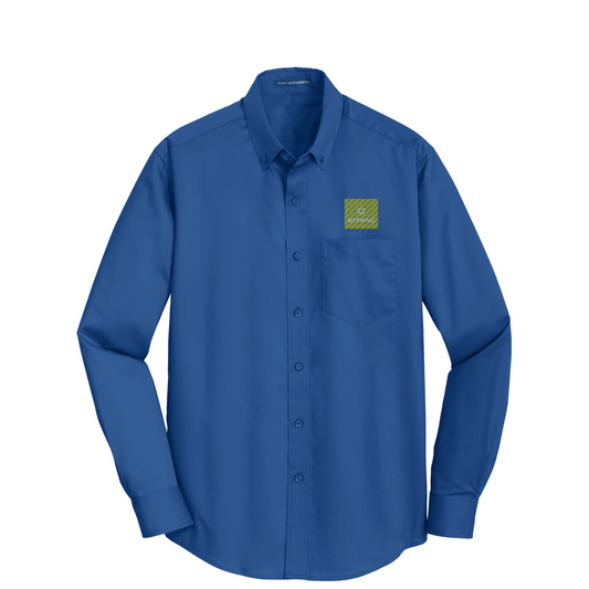 Port Authority SuperPro Twill Shirt — True Blue