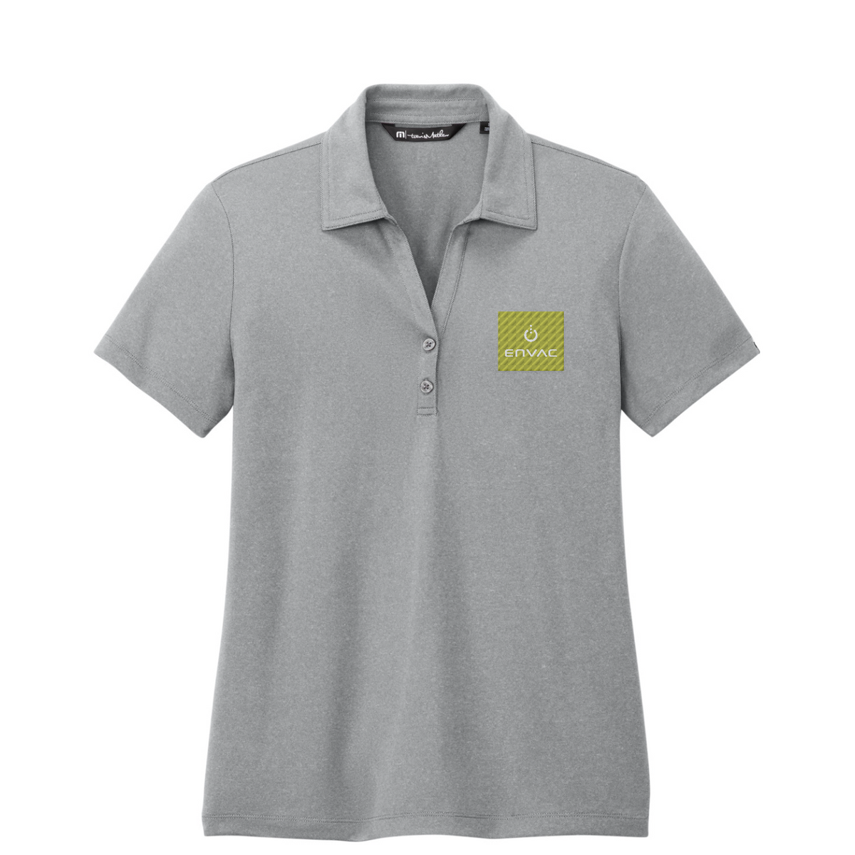 TravisMathew Women's Coto Performance Polo - Envac — Quiet Shade Grey Heather
