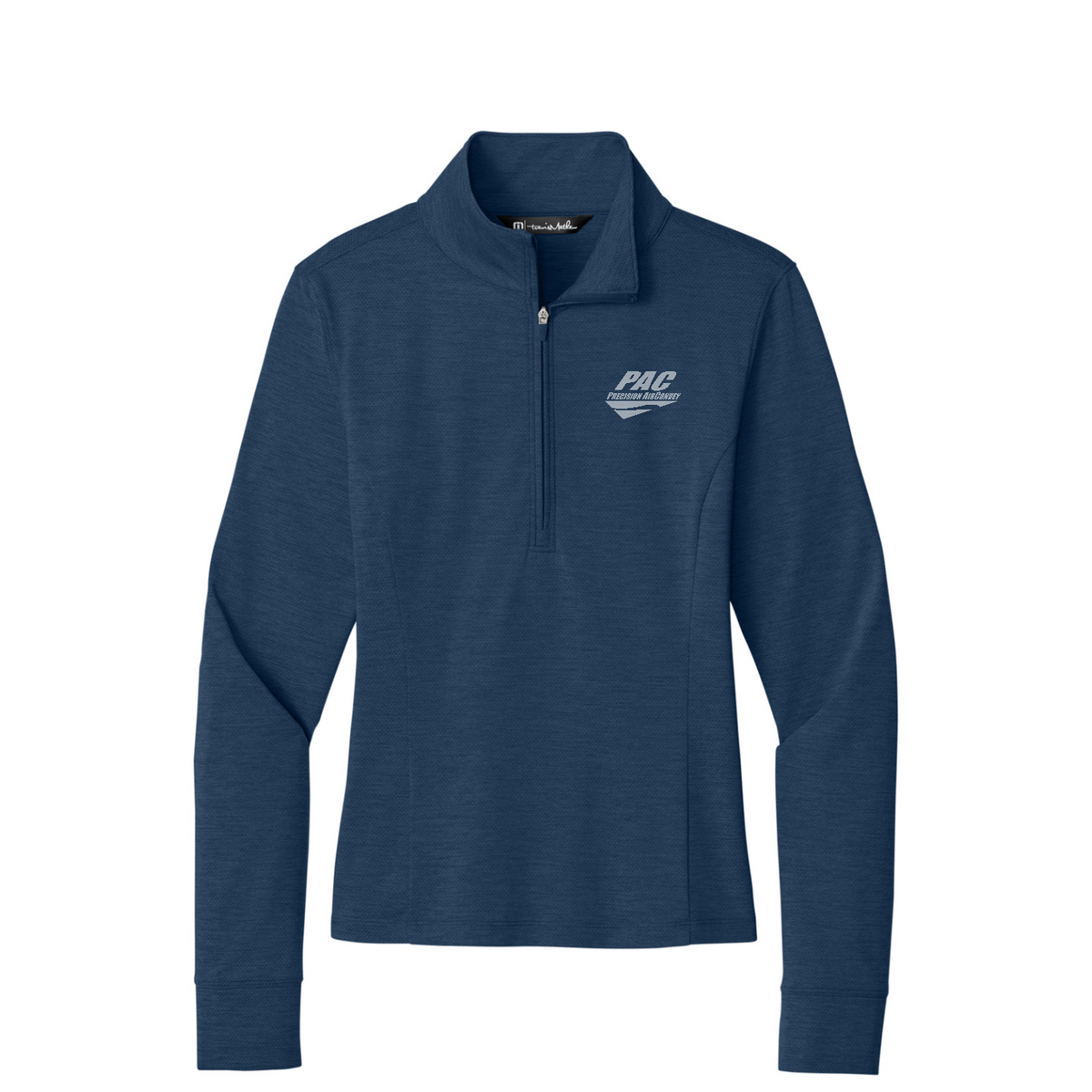 TravisMathew Women's Onward 1/2-Zip — Navy Heather