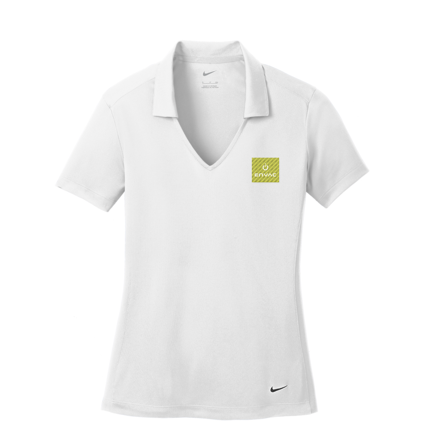 Nike Women's Dri-FIT Vertical Mesh Polo - Envac — White