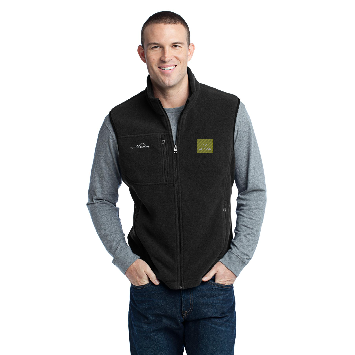 Eddie Bauer - Fleece Vest — model