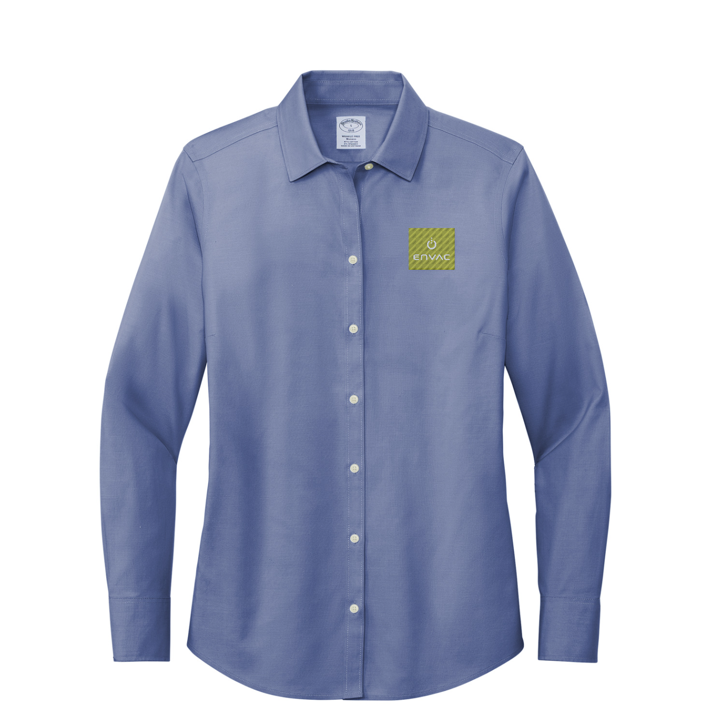 Brooks Brothers Women's Wrinkle-Free Stretch Pinpoint Shirt — Cobalt Blue
