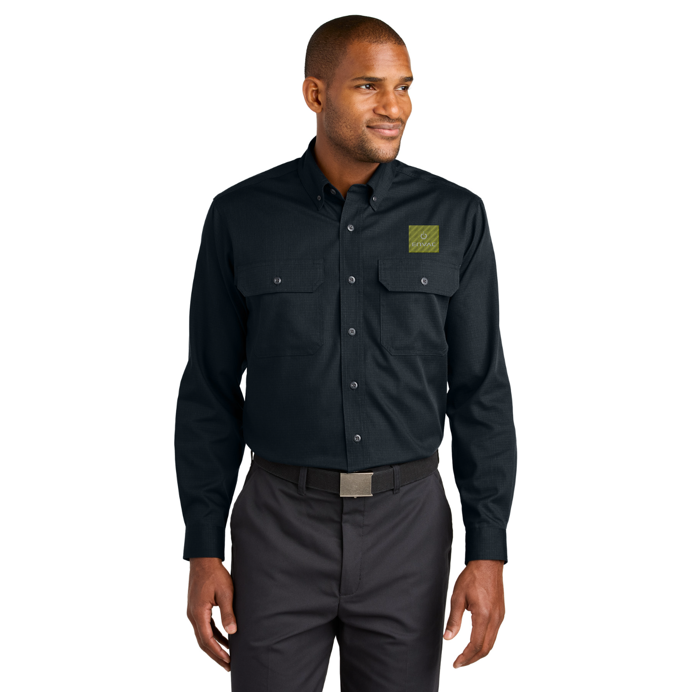 CornerStone Long Sleeve Select Ripstop Shirt — model