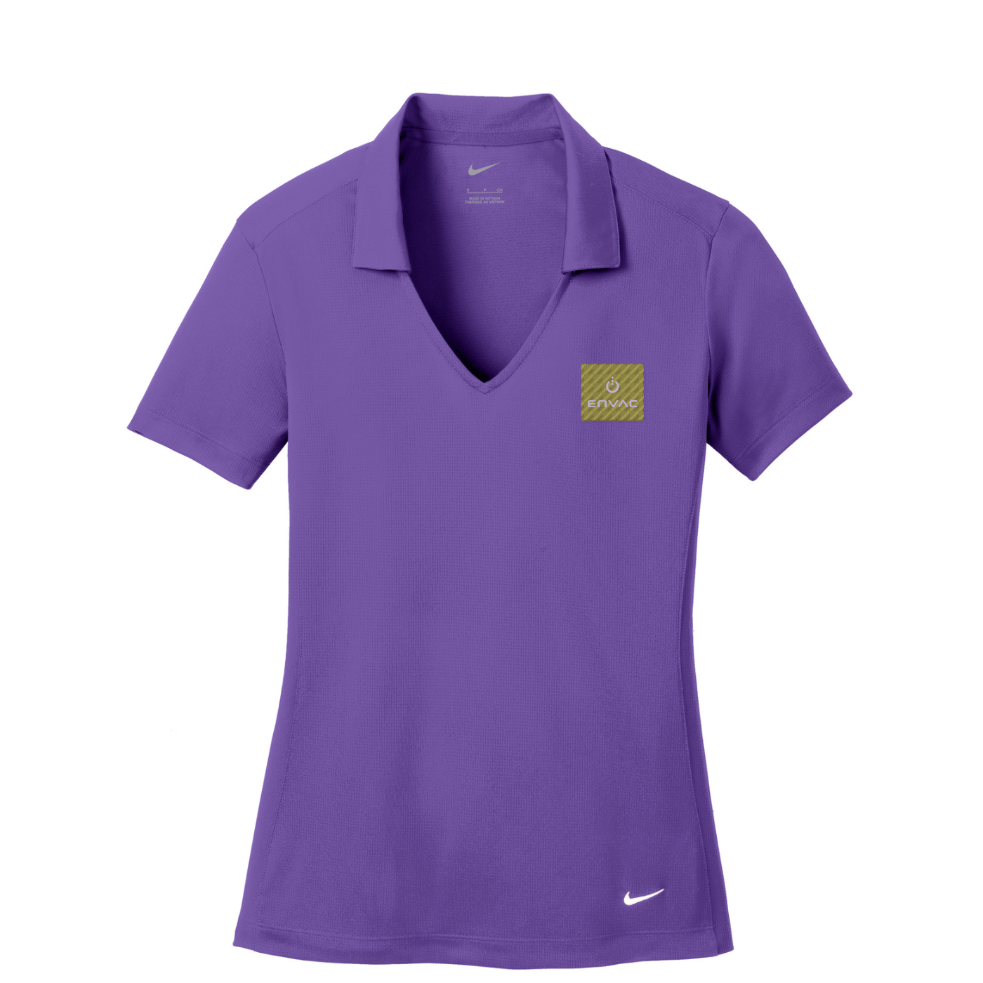 Nike Women's Dri-FIT Vertical Mesh Polo - Envac — Court Purple