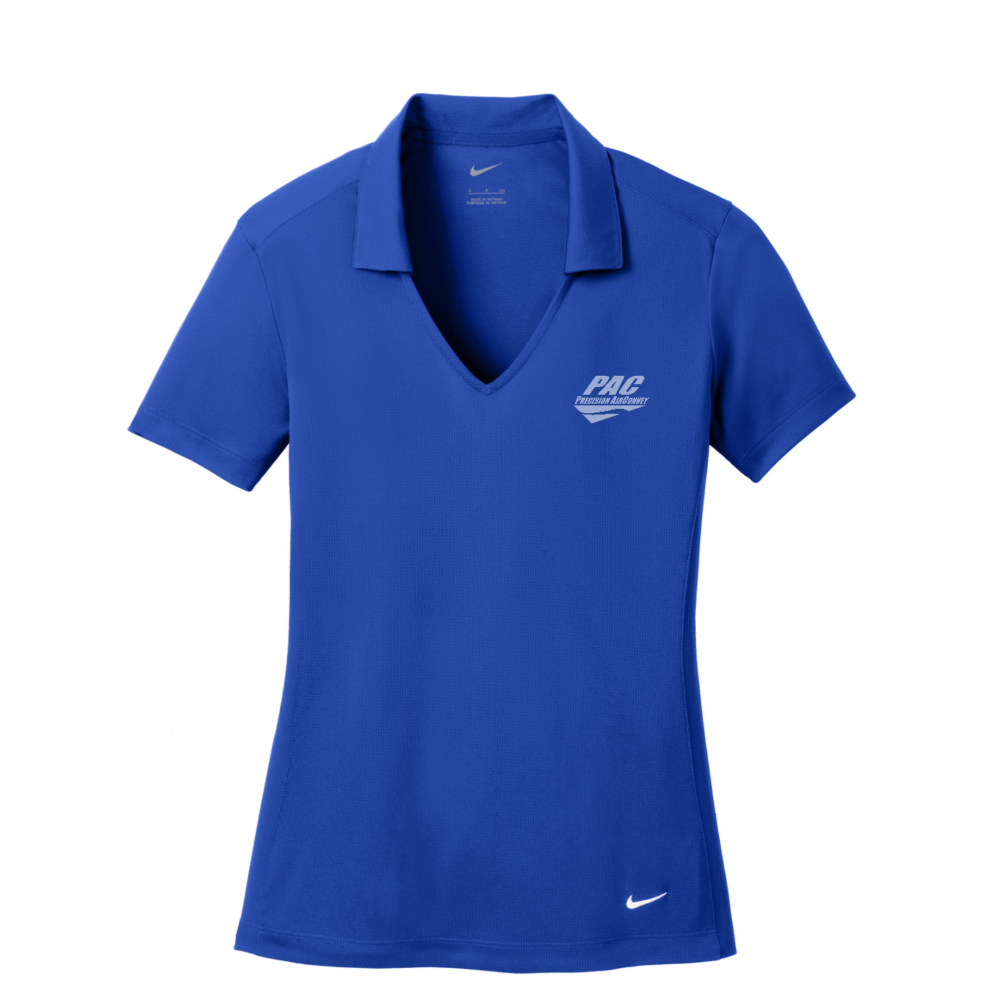 Nike Women's Dri-FIT Vertical Mesh Polo - PAC — Old Royal