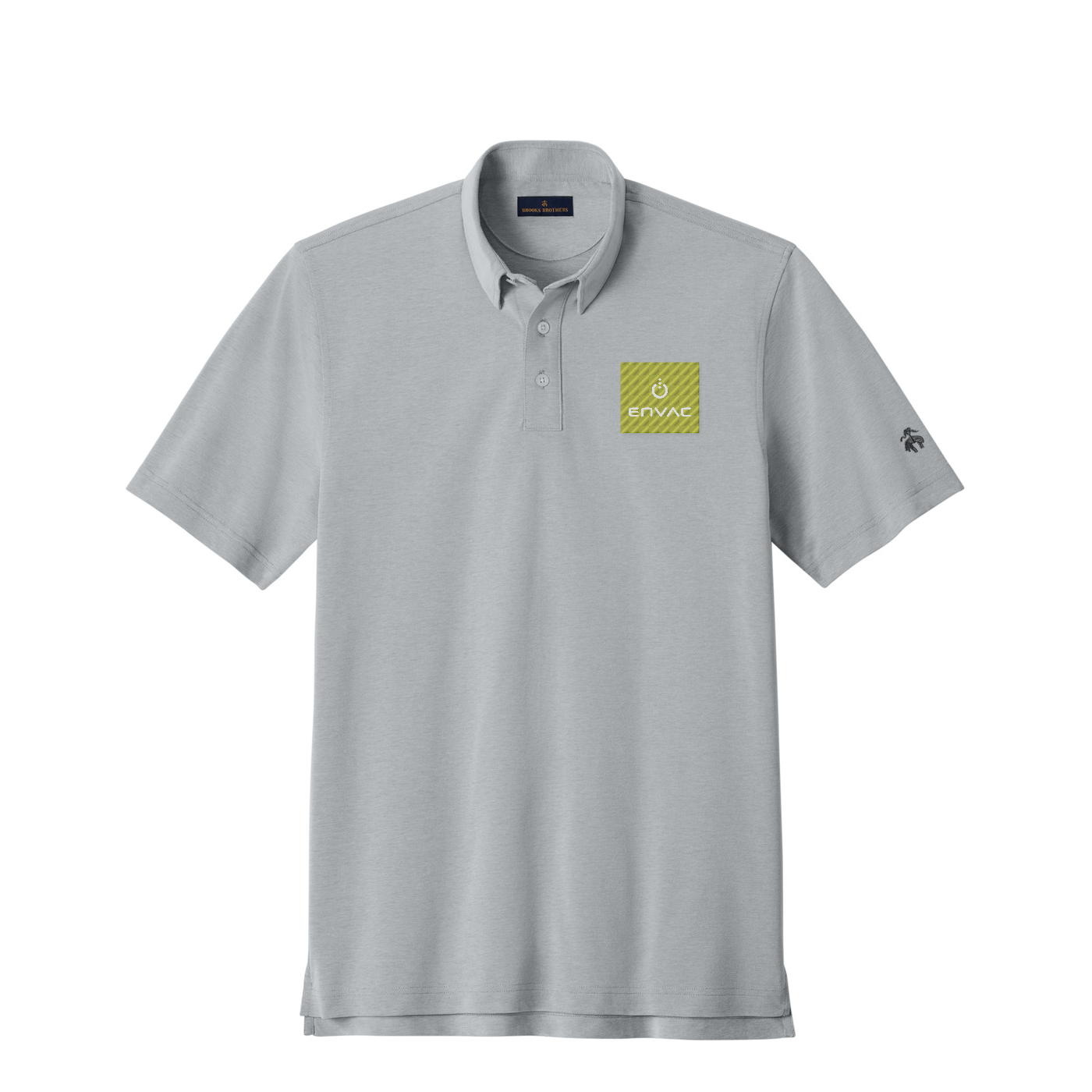 Brooks Brothers Pinpoint Pique Dress Polo - Envac — Grey End On End