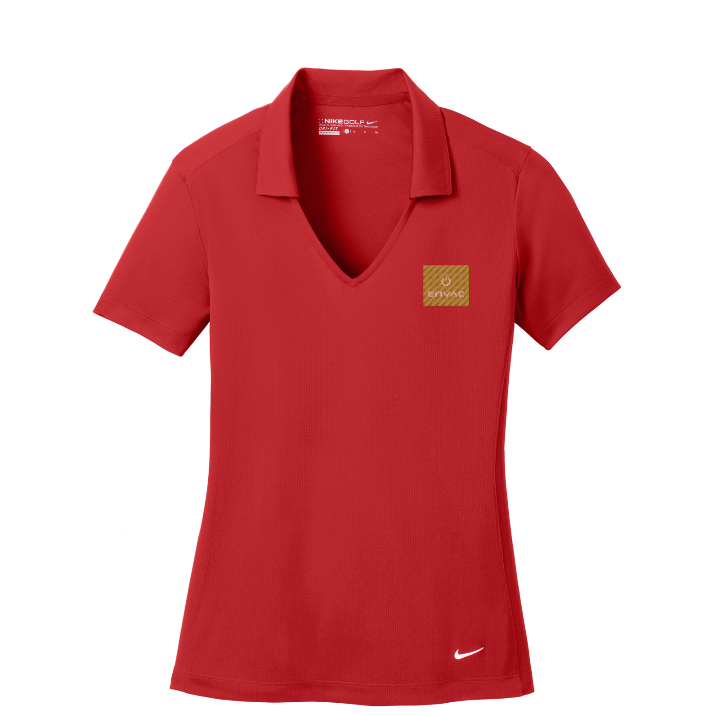 Nike Women's Dri-FIT Vertical Mesh Polo - Envac — University Red