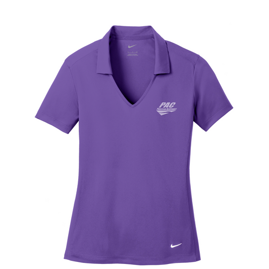 Nike Women's Dri-FIT Vertical Mesh Polo - PAC — Court Purple