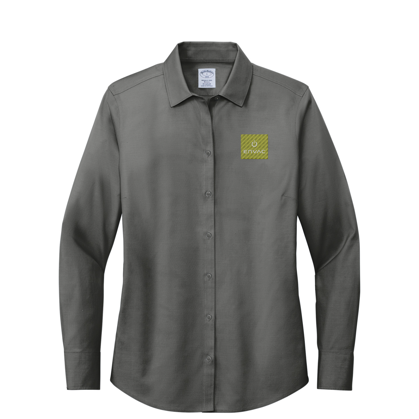 Brooks Brothers Women's Wrinkle-Free Stretch Pinpoint Shirt — Deep Black