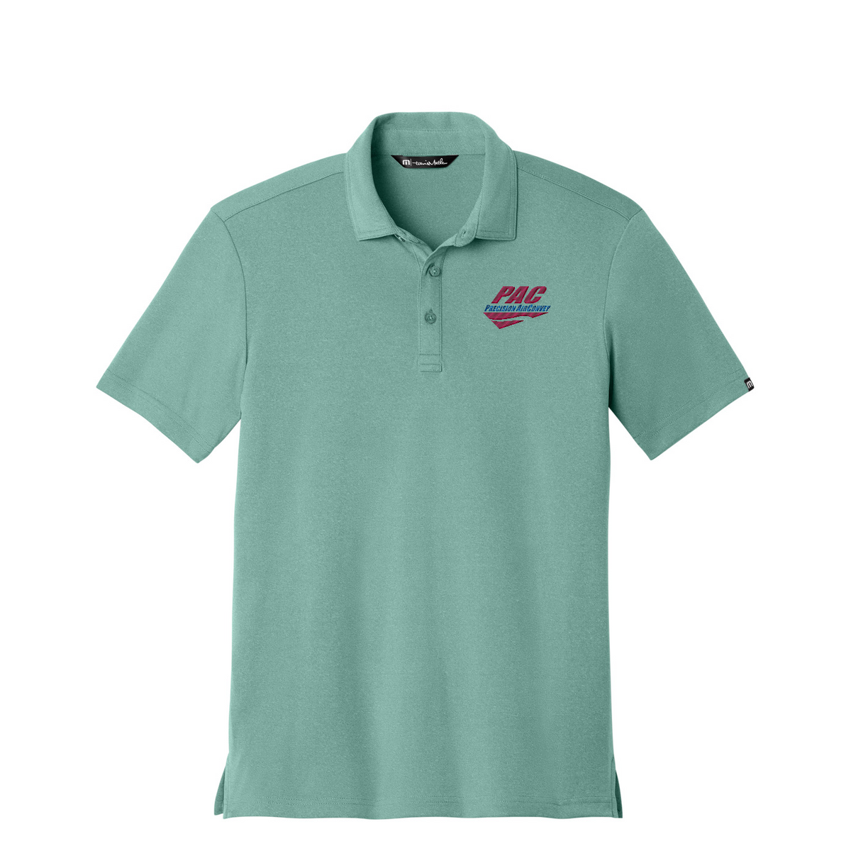 TravisMathew Coto Performance Polo - PAC — Beryl Green Heather