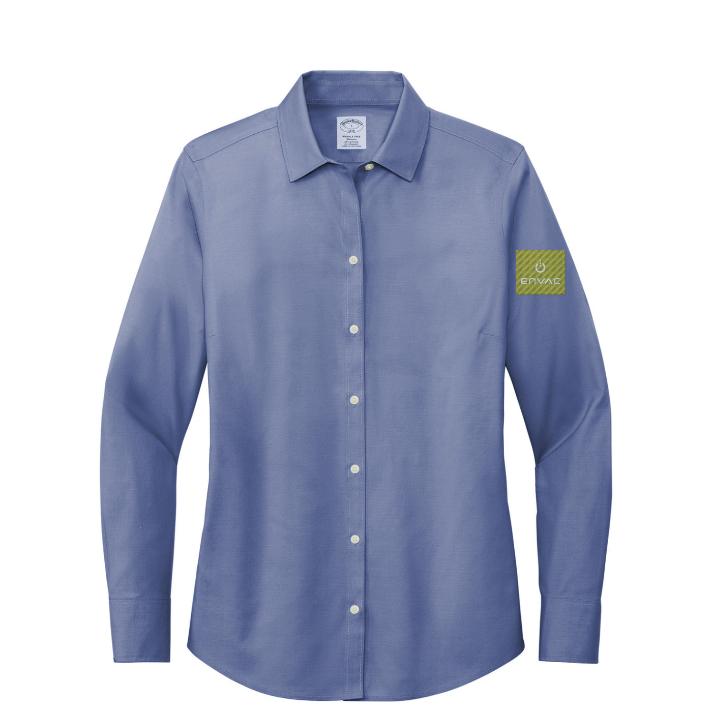 Brooks Brothers Women's Wrinkle-Free Stretch Pinpoint Shirt — Cobalt Blue