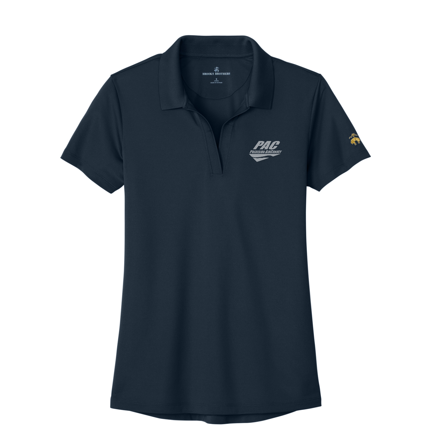 Brooks Brothers Women's Mesh Pique Performance Polo - PAC — Navy Blazer