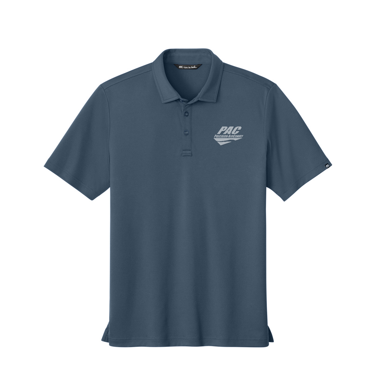 TravisMathew Coto Performance Polo - PAC — Vintage Indigo/ Black