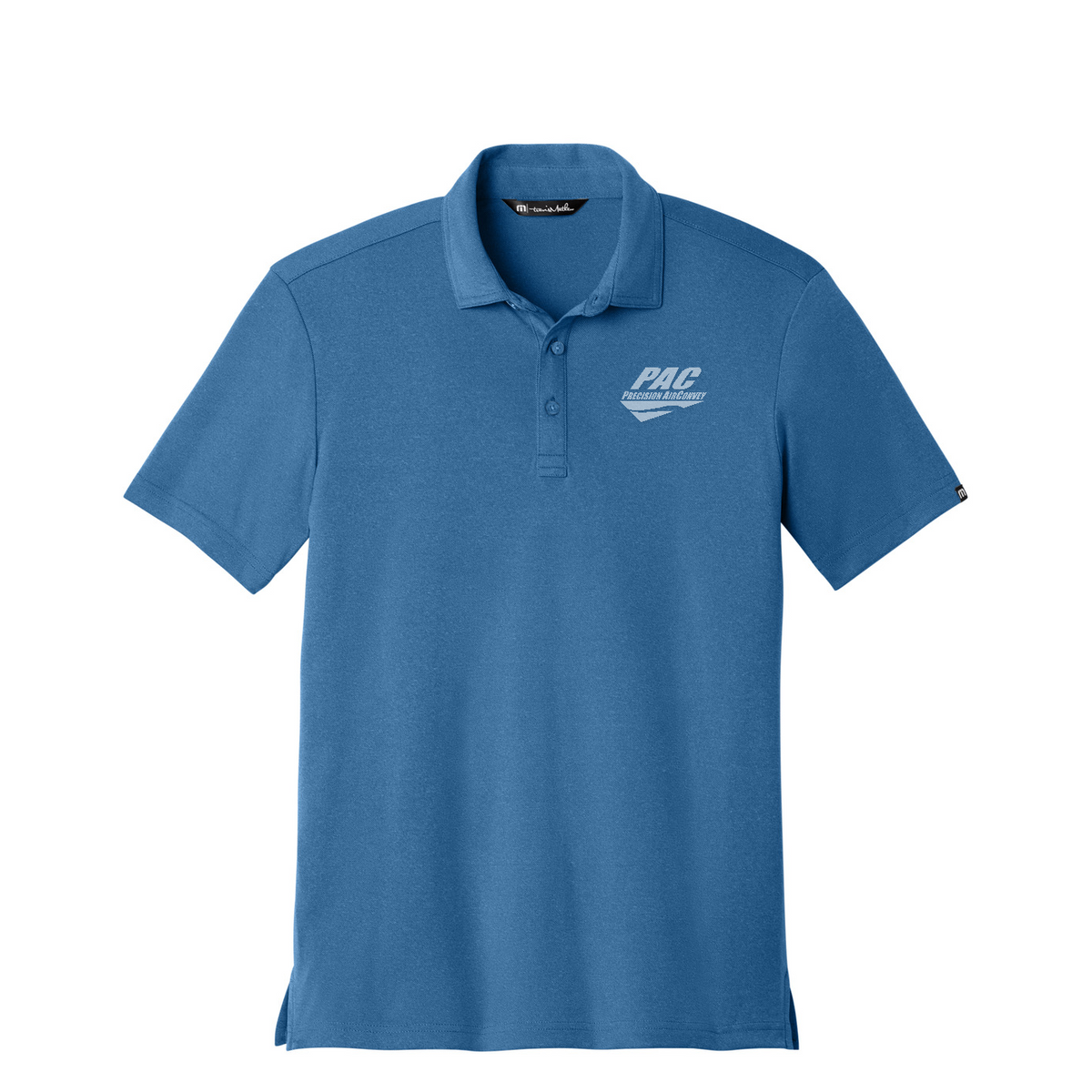 TravisMathew Coto Performance Polo - PAC — Brilliant Blue Heather
