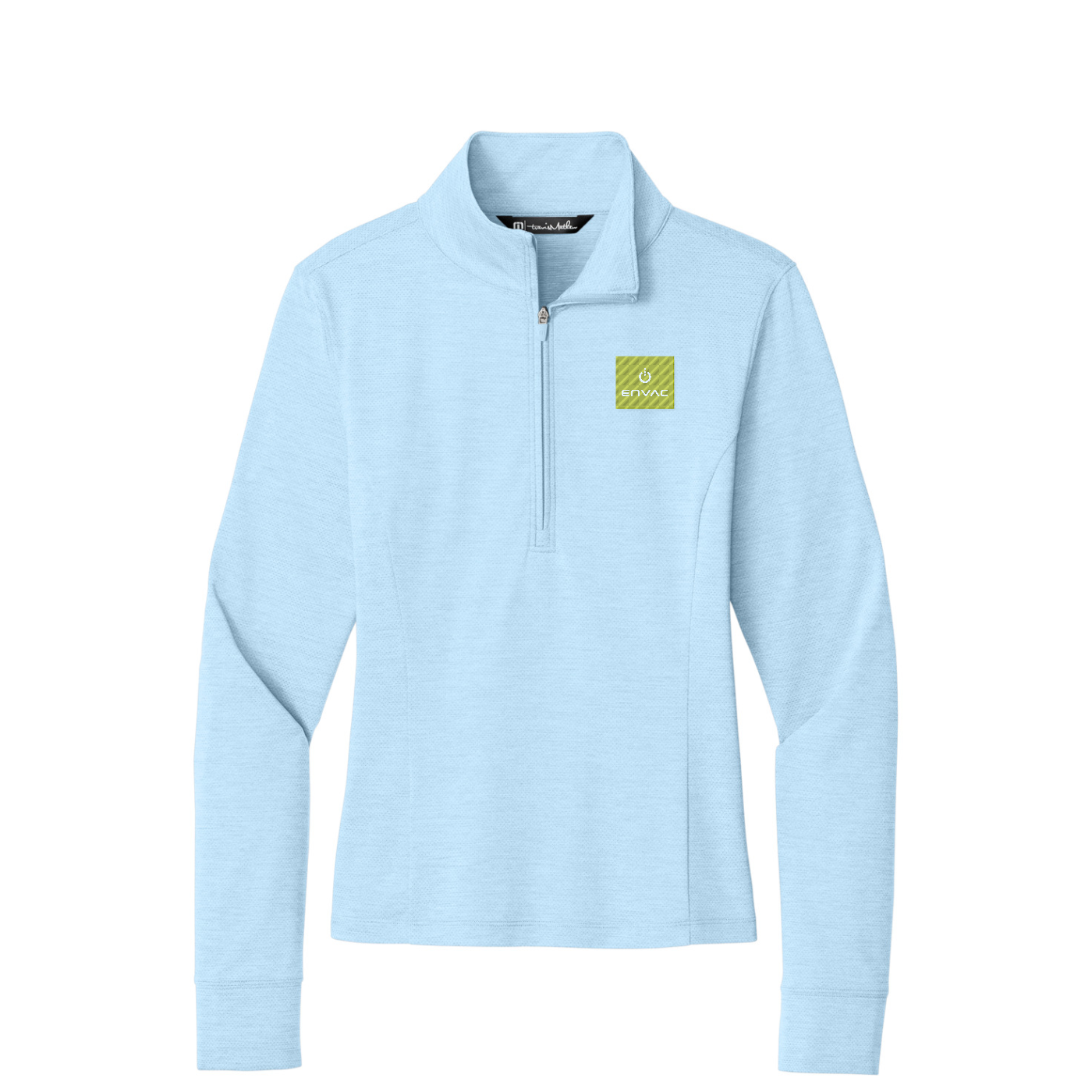 TravisMathew Women's Onward 1/2-Zip — Airy Blue Heather